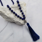 Lapis Lazuli 108 Mala Bead Tassel Necklaces